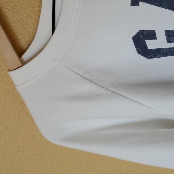 Vintage Soft Sweatshirt LARGE Off White Comfortable Lounge Top - Picture 7 of 8